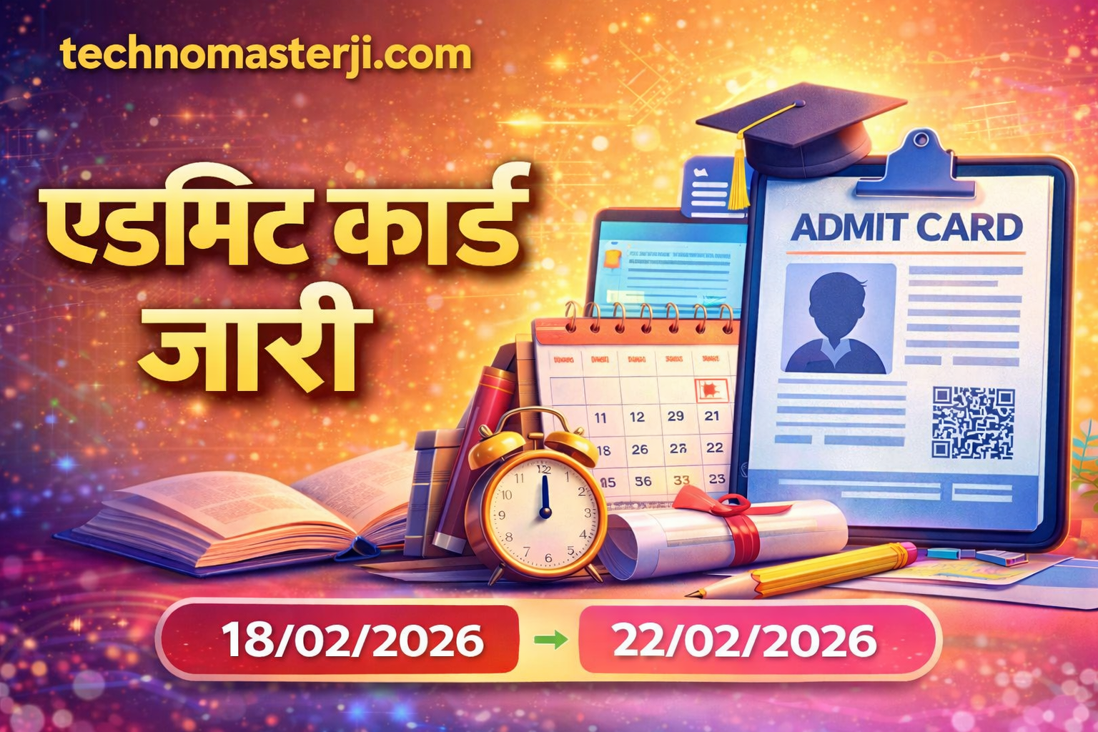 Model School Admit card
